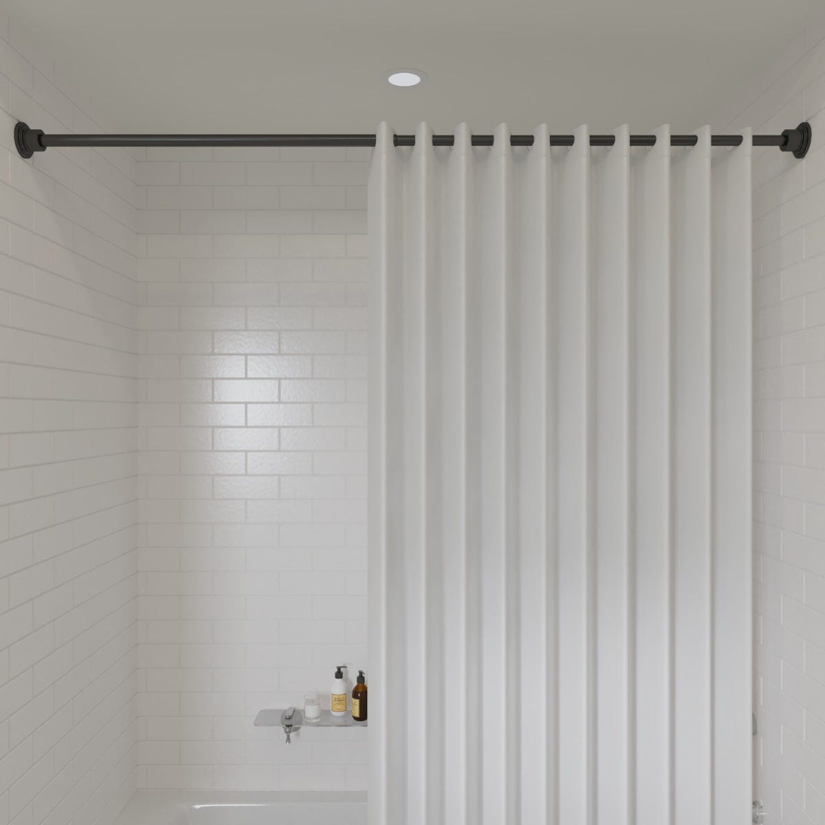 Premium Shower Rod Matt Black